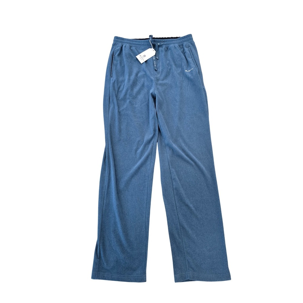Ben Sherman Mens Loungewear Pants Blue Heathered Elastic Waist Drawstring L NEW